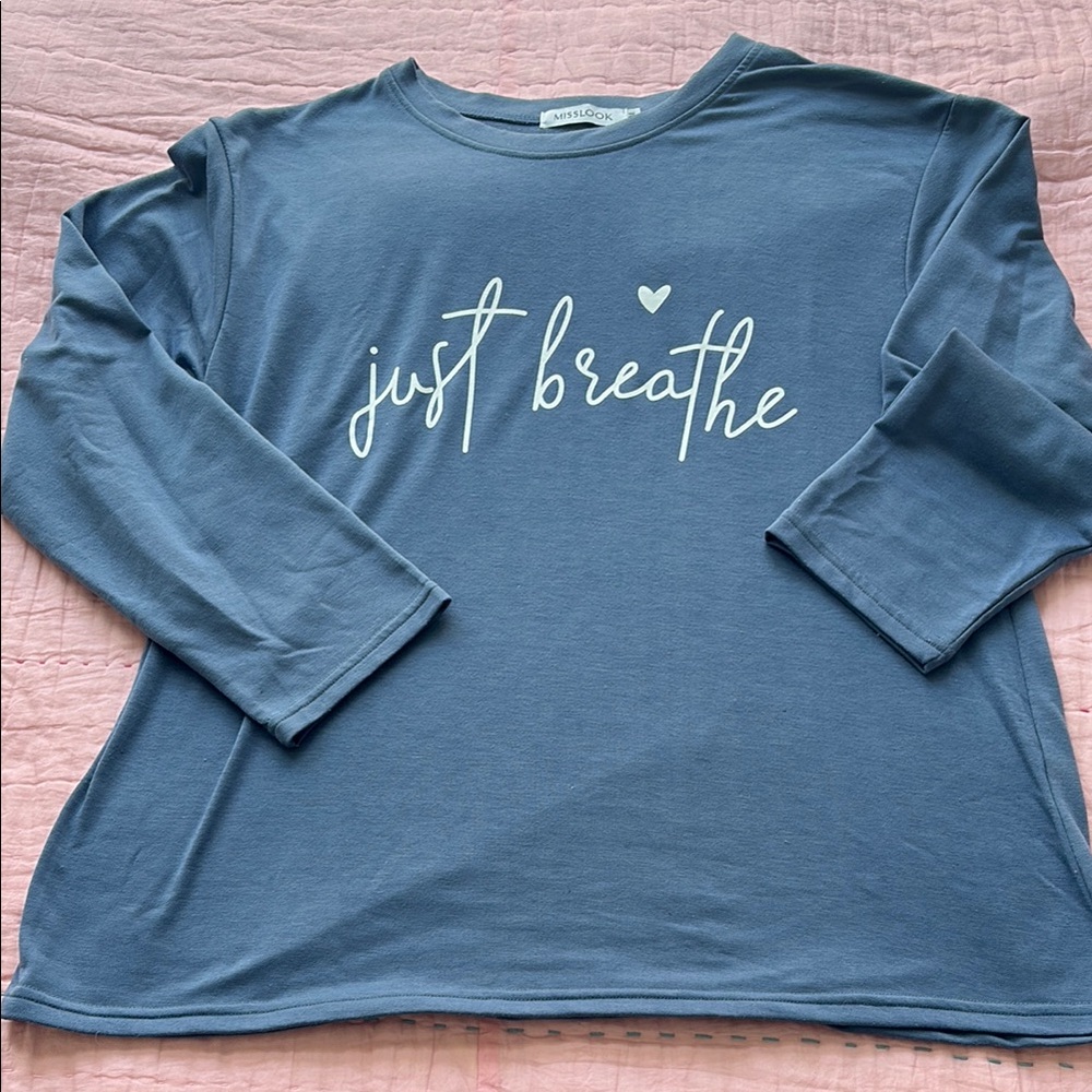 Southern Blue 'Just Breathe' Long Sleeve Shirt